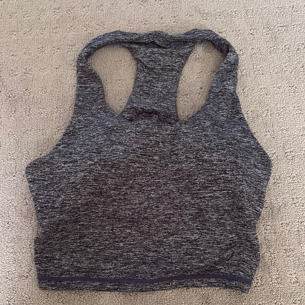P’Tula Bare Gray Racerback Sports Bra